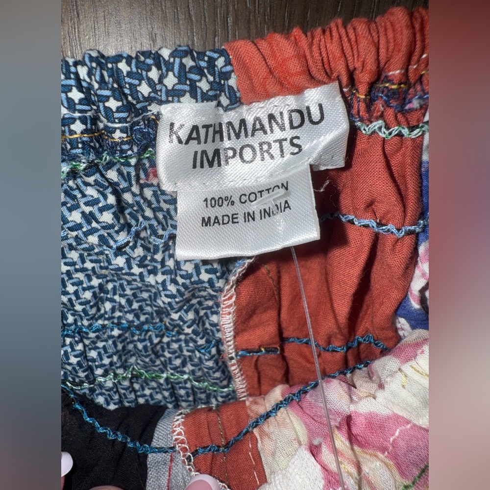 Kathmandu Multicolor Patchwork Ankle Pants - image 3